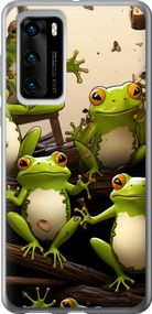Чехол на Huawei P40 Жабки "5656u-1840-17620"