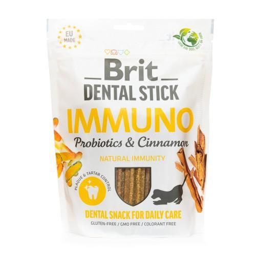 Ласощі для собак Brit Dental Stick Immuno для міцного імунітету, пробіотики та кориця, 7 шт, 251 г | Зображення 4