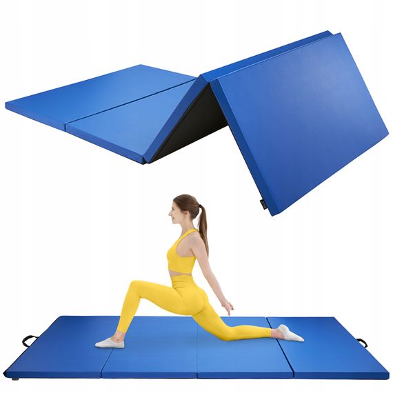 Мат гімнастичний складаний 4FIZJO XL 240 x 120 x 5 см Blue (P-5907739319715) | Зображення 7