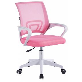 Кресло офисное на колесах Bonro Бонро B-619 Pink (42300184)