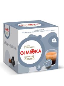 Кава в капсулах Dolce Gusto Gimoka Deciso 16 шт Італія Нескафе Дольче Густо