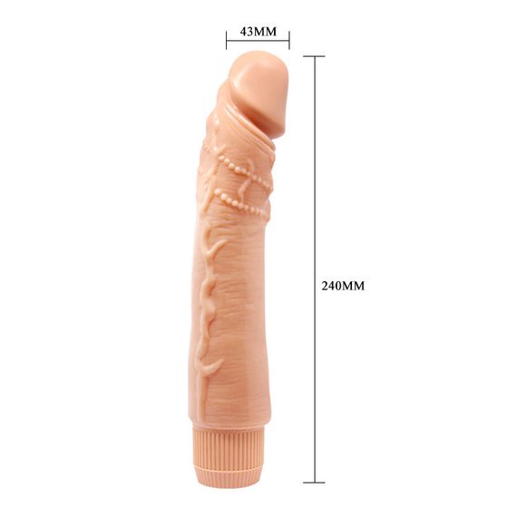 Вібратор - Barbara Dybbuk Vibrator 9,5" Flesh sexstyle | Зображення 5
