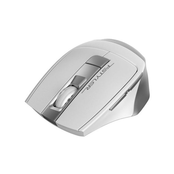 Миша бездротова безшумна A4Tech Fstyler FG35S (Silver), USB, колір білий+сірий | Зображення 3