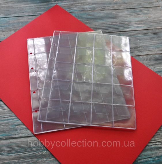 Лист на монети 195*250мм (Optima) 4х5 тип 20 (45x45) | Зображення 2