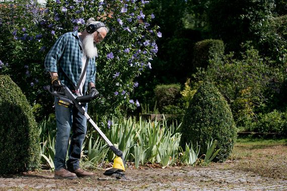 Тример садовий Karcher WRE 18-55 для видалення бур'янів, акум., 18В, 2.85кг, Solo (без АКБ та ЗП) (1.445-244.0) | Зображення 1