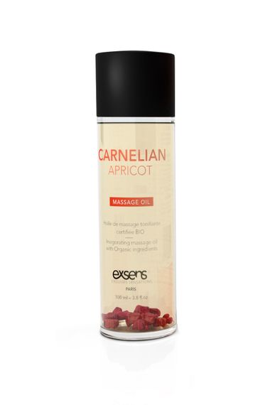 Масажна олія EXSENS ORGANIC MASSAGE OIL CARNELIAN APRICOT 100ML | Зображення 2