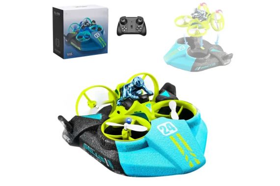 Радіокерована машина амфібія 3в1 Море, Земля та Повітря (BLUE) | Зображення 2