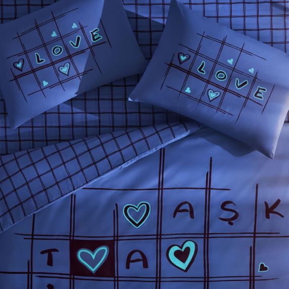 Постельное белье TAC Ranforce 200×220 см Romenta Kirmizi | Зображення 4