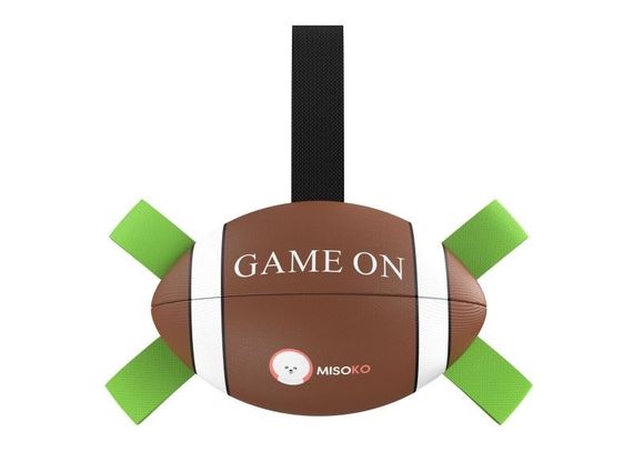 Іграшка для собак Misoko&Co Rugby Ball, 41 см, коричневый