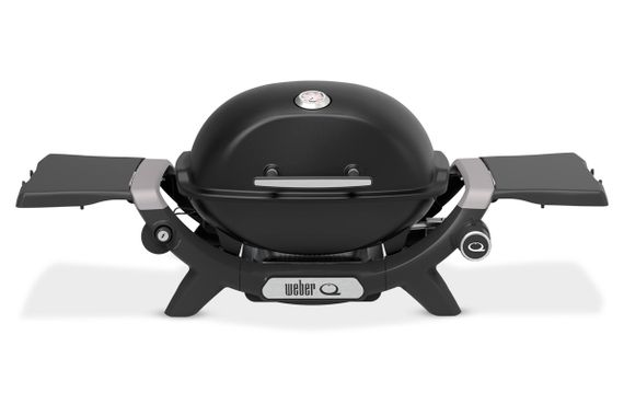 Газовий гриль Weber Q1200N Black з бічними столиками 1501070 Код: 012982
