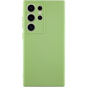 Чохол TPU GETMAN Liquid Silk Full Camera для Samsung Galaxy S24 Ultra Зелений / Pistachio