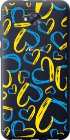 Чехол на Asus ZENFONE 4 SELFIE / ZD553KL Сердца UA "5292u-1241-17620"