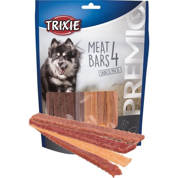 Лакомство для собак с лососем, курицей, бараниной и уткой Trixie Premio 4 Meat Bars, 400 гр | Зображення 7