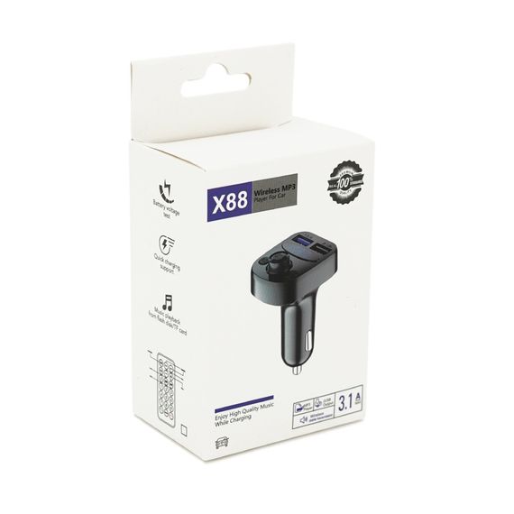 FM модуль X88, USB, TF, 49.5х41х36 | Зображення 1