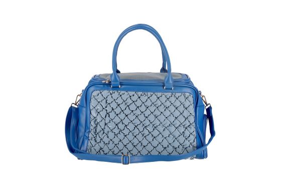 Сумка-переноска для собак і котів Misoko&Co, 45 см х 30 см х 20 см, синій | Зображення 1