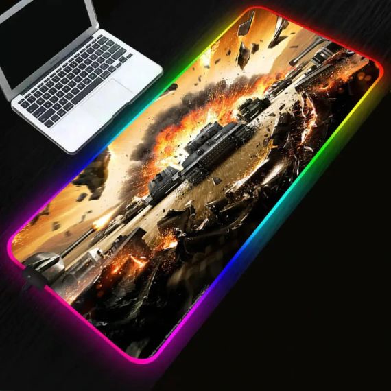 Коврик для мышки RGB World of Tanks -780 RS-01 (30*70*0.3) (в коробке)