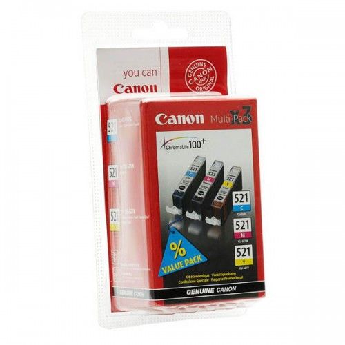 Комплект Canon No.521: Картридж Canon CLI-521 Bundle (C,M,Y) MP540/630 (2934B010)
