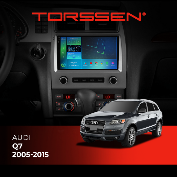 Штатна магнітола 2K Torssen Audi Q7 2005-2015 F9464 4G Carplay DSP