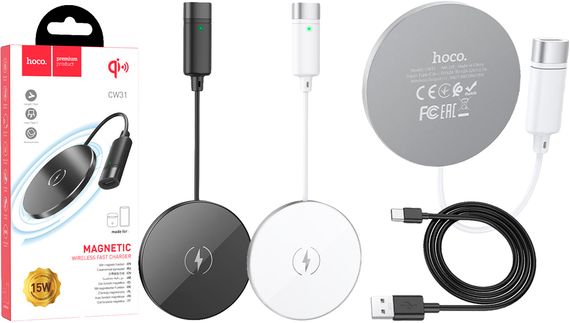 Бездротовий зарядний пристрій із швидкою зарядкою до 15 Вт XPRO CW31 чорний (MAW-42893_411) | Зображення 2