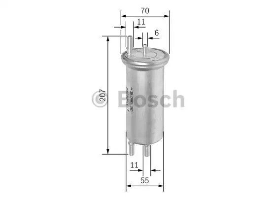 Фільтр паливний 3000 BMW X5 3,0-4,8 -06, BOSCH (F026403000) | Зображення 4