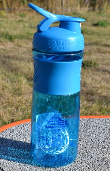 Шейкер спортивний (пляшка) BlenderBottle SportMixer Flip 28oz/820ml Cyan | Зображення 5