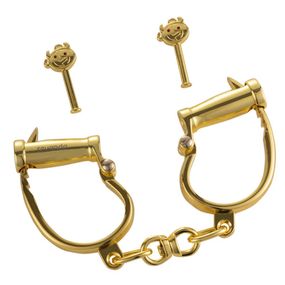 Наручники LOCKINK Love-slave Handcuffs Золотистые One Size