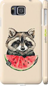 Чохол на Samsung Galaxy Alpha G850F Єнотик з кавуном "4605c-65-2448"