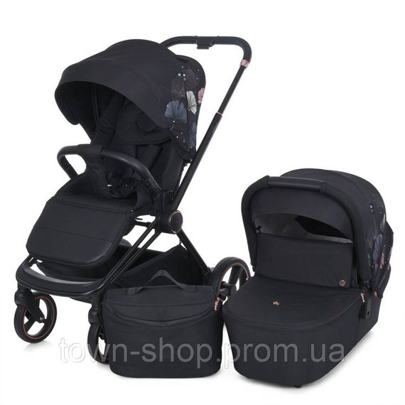 Коляска детская универсальная 2 в 1 PERSONA ME 1091-B Black Art | Зображення 8