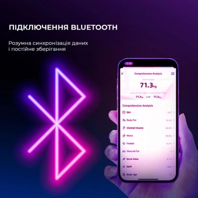 Весы напольные Yunmai PRO Smart Scale Black (M1806CH-BK) | Зображення 3