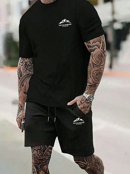 Комплект футболка та шорти ДТФ (стандарт)