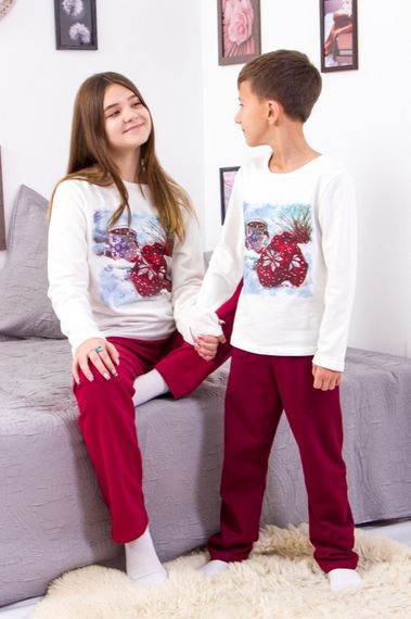 Піжама дитяча "Family look" Носи своє 104 Червоний (p-8890-92454) | Зображення 1
