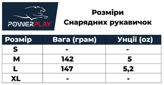 Снарядні рукавиці PowerPlay 3025 Чорно-Червоні S | Зображення 4