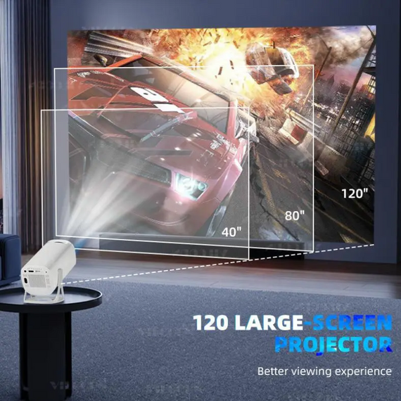 Проектор S40 MAX AND HA-198 для фільмів, ігор, домашній кінотеатр, з 2 джойстиками | Зображення 7