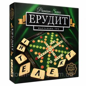 Игра настольная Эрудит БОЛ PREMIUM 6355 на укр. и рус. языках