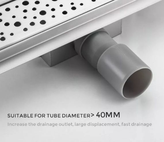 Душовий трап Gappo 70х500 мм, нержавіюча сталь G85007-2 | Зображення 4