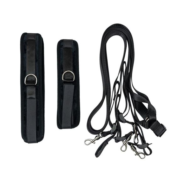 Розтяжка на ліжко Punishment - 5-Piece Bed Restraint Kit - Black sexstyle | Зображення 3