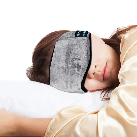 Маска для сна с наушниками Bluetooth MUSIC GOGGLES AND183 / Повязка на глаза с гарнитурой | Зображення 1