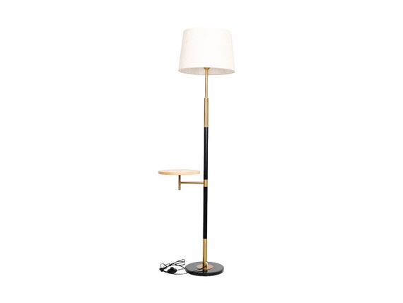 Торшер з абажуром зі столиком FE-32/1 E27 BK