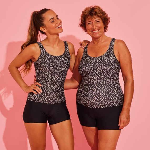 Купальник жіночий суцільний Doli з шортиками чорний - EU50 UA56 | Зображення 2