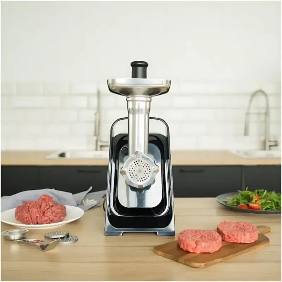 Мясорубка электрическая Rainberg RB-2271 3000 Вт с насадкой для томатов и ветчинкой | Зображення 1