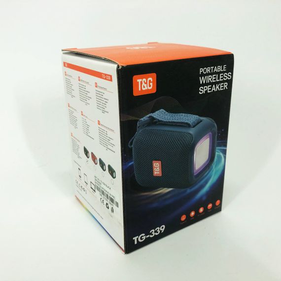 Портативна Bluetooth колонка TG339 5W з RGB підсвічуванням. YH-221 Колір: чорний | Зображення 3