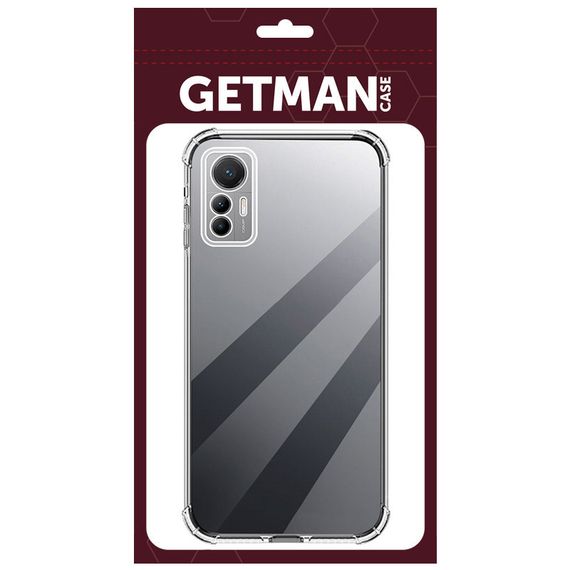 TPU чохол GETMAN Ease logo посилені кути Full Camera для Xiaomi 12 Lite Безбарвний (прозорий) | Зображення 5