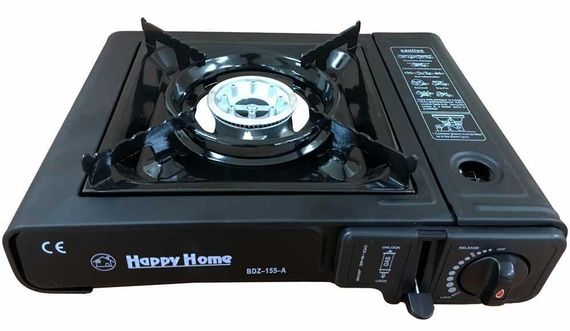 Портативна газова плита-обогрівач Happy Home BK-167_A | Зображення 2