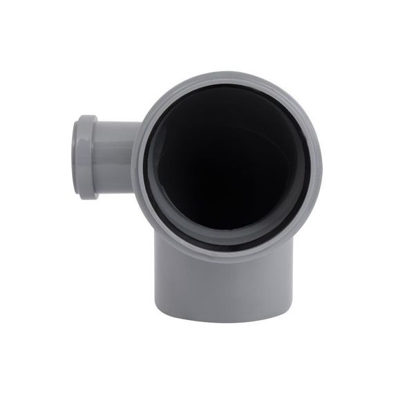 Колено канализационное с отводом TA Sewage 50х110х110, 90° (в лево) | Зображення 4