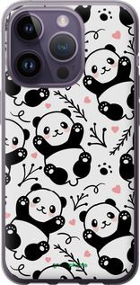 Чохол на iPhone 14 Pro Панди "4318u-2646-2448"