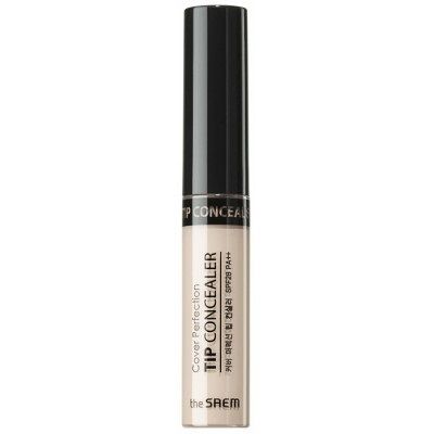 Консилер The Saem Cover Perfection Tip Concealer SPF28/РА++ - 0.5 Ice Beige (6,5 g)