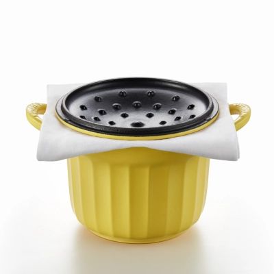 Гусятниця Buydeem CP541 Mellow Yellow чавунна емальована 1.8 л (CP541-MY) | Зображення 1