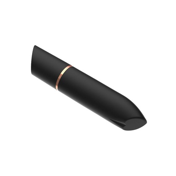 Віброкуля у вигляді помади Adrien Lastic Rocket Black | Зображення 1