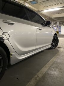 Боковые юбки HB (под покраску) для Opel Astra J 2010-2024 гг