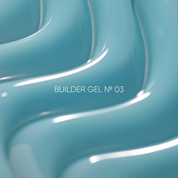 Гель для нарощення нігтів Valeri Builder Gel №03 (блакитний) 15мл | Зображення 4